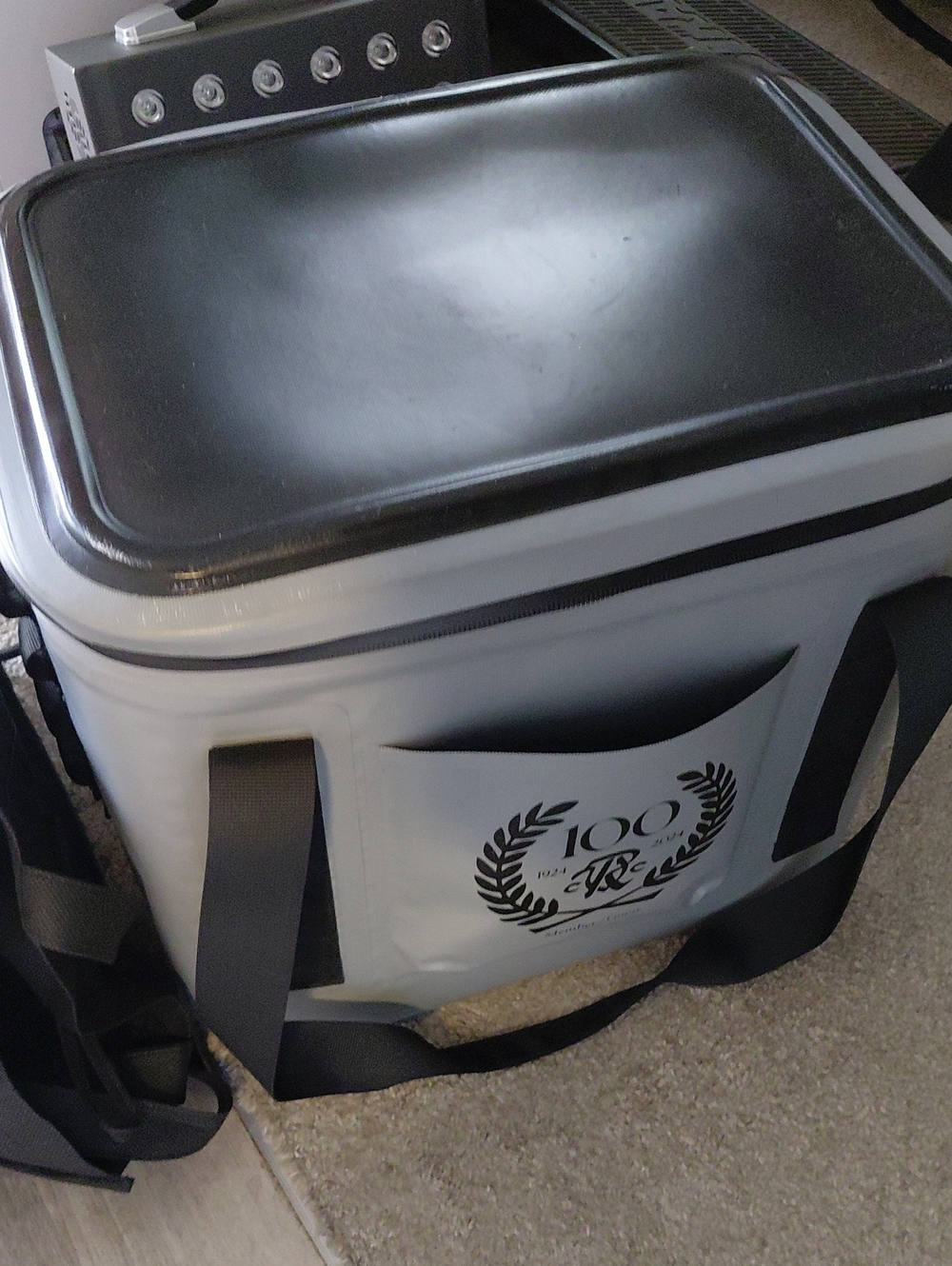 Insulated Cooler Bag - Gray and Black